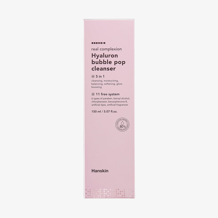 Hanskin Real Complexion Hyaluron Bubble Pop Cleanser (150ml) Fabrikpreis