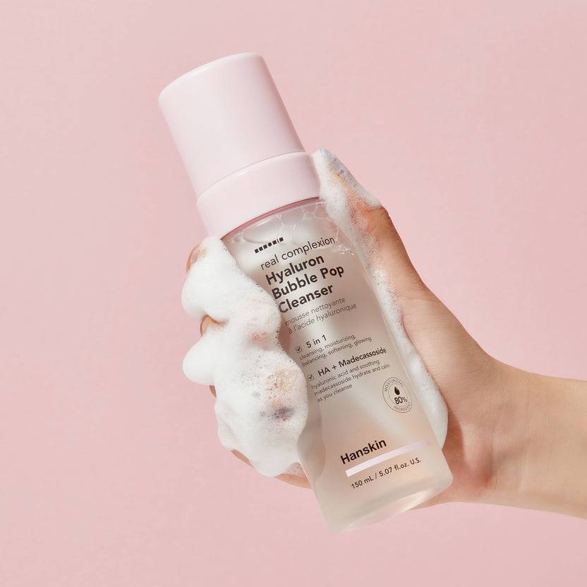 Hanskin Real Complexion Hyaluron Bubble Pop Cleanser (150ml) Fabrikpreis