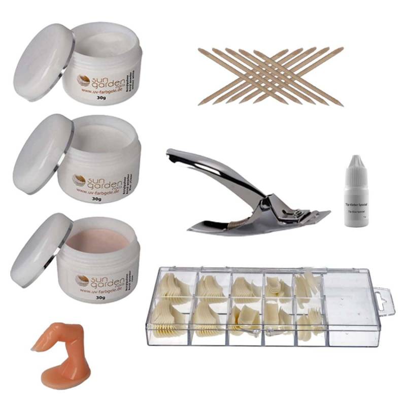 Sun Garden Nails Acryl Set Profi mit Handauflage Schlussverkauf