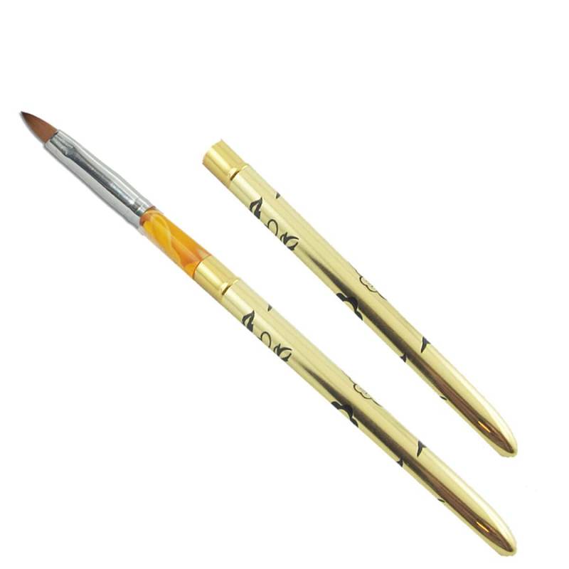 Sun Garden Nails Steckpinsel Acrylpinsel Kolinsky Echthaar - Katzenzunge spitz im Angebot