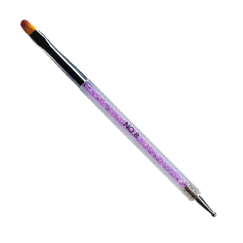 Sun Garden Nails Spot Swirl Dotting Tool & Gelpinsel aus Rotmarderhaar - Rounded 2in1