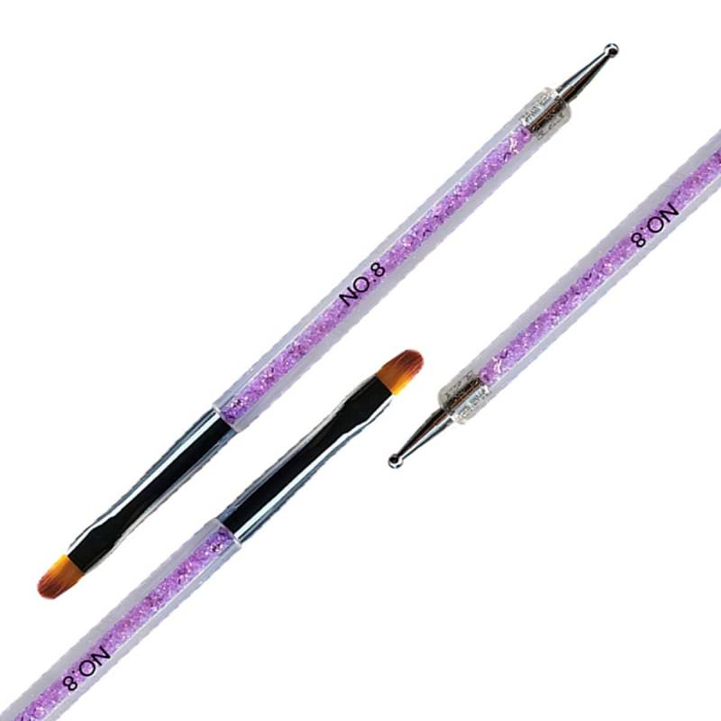 Sun Garden Nails Spot Swirl Dotting Tool & Gelpinsel aus Rotmarderhaar - Rounded 2in1 Meist gekauft