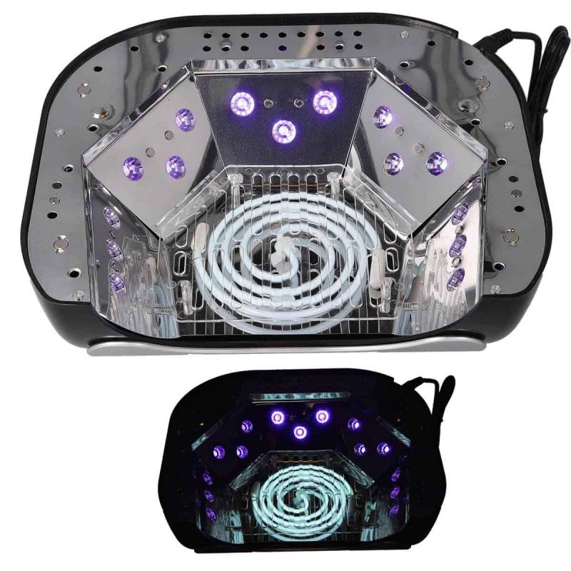 Sun Garden Nails CCFL-LED UV Lampe für Nägel mit Sensor, Timer und Handauflage 48W - K18 Schwarz Angebote