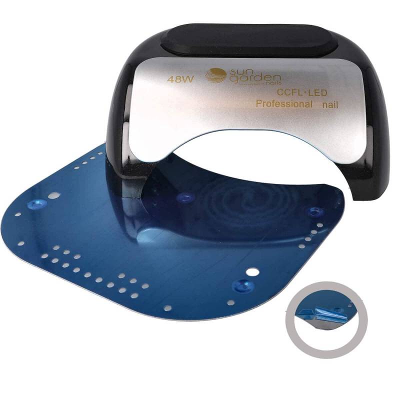Sun Garden Nails CCFL-LED UV Lampe für Nägel mit Sensor, Timer und Handauflage 48W - K18 Schwarz Angebote