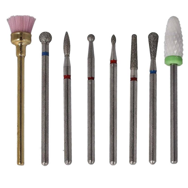 Sun Garden Nails 8tlg. Bit Set Nagel Fräser Aufsätze - Set 1 Outlet