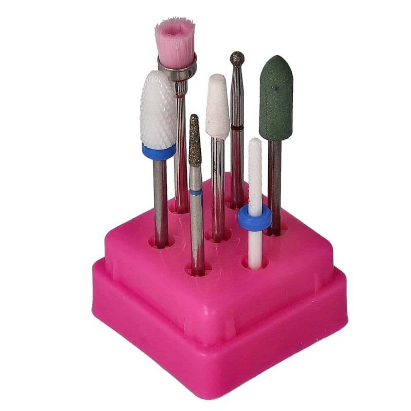 Sun Garden Nails 7tlg. Bit Set Nagel Fräser Aufsätze - Set 6 Angebote