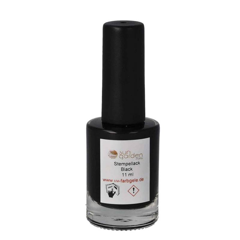 Sun Garden Nails 11ml Stempellack - Schwarz im Angebot