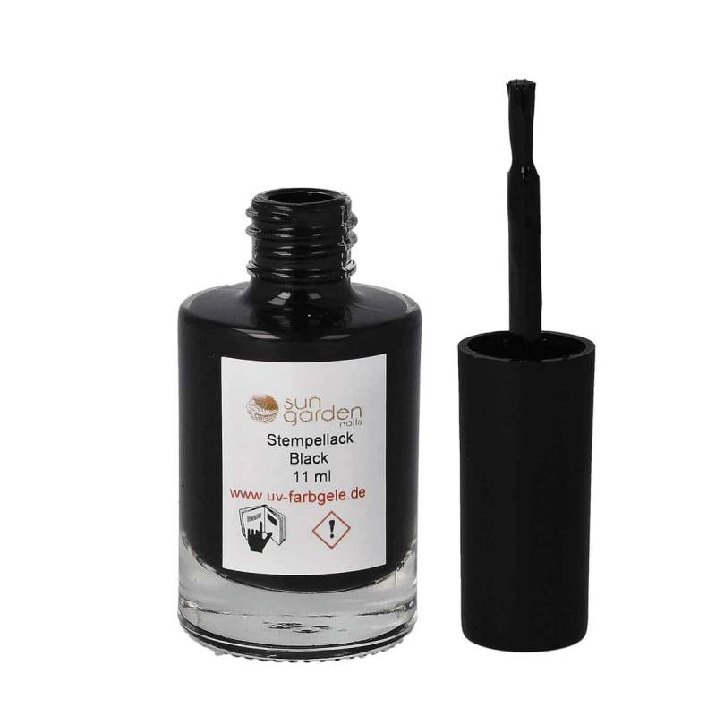 Sun Garden Nails 11ml Stempellack - Schwarz im Angebot
