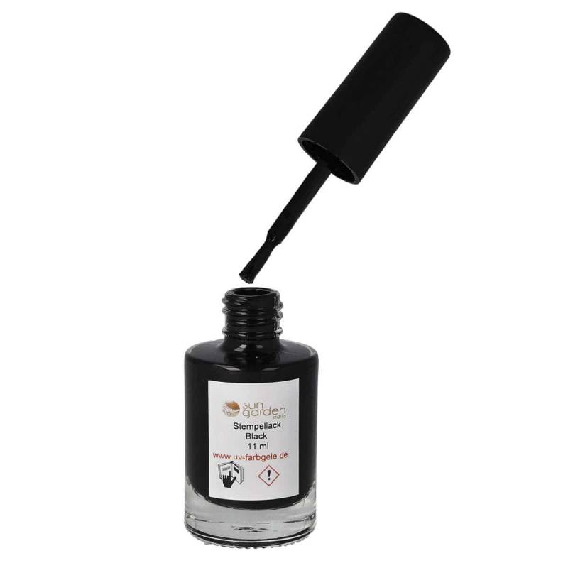 Sun Garden Nails 11ml Stempellack - Schwarz im Angebot