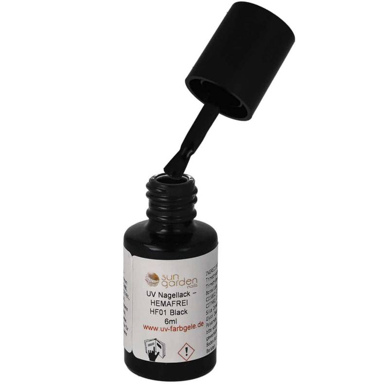 Sun Garden Nails UV Nagellack 6ml - HEMA-FREI - Schwarz & Weiß Töne Schlussverkauf