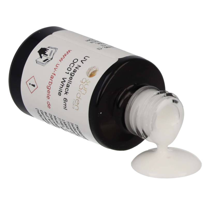 Sun Garden Nails UV Nagellack 6ml - One Coat Line - schwarz & weiß Töne Günstiger Verkauf