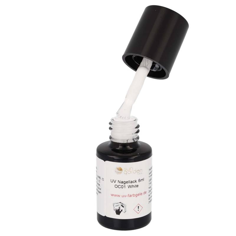 Sun Garden Nails UV Nagellack 6ml - One Coat Line - schwarz & weiß Töne Günstiger Verkauf