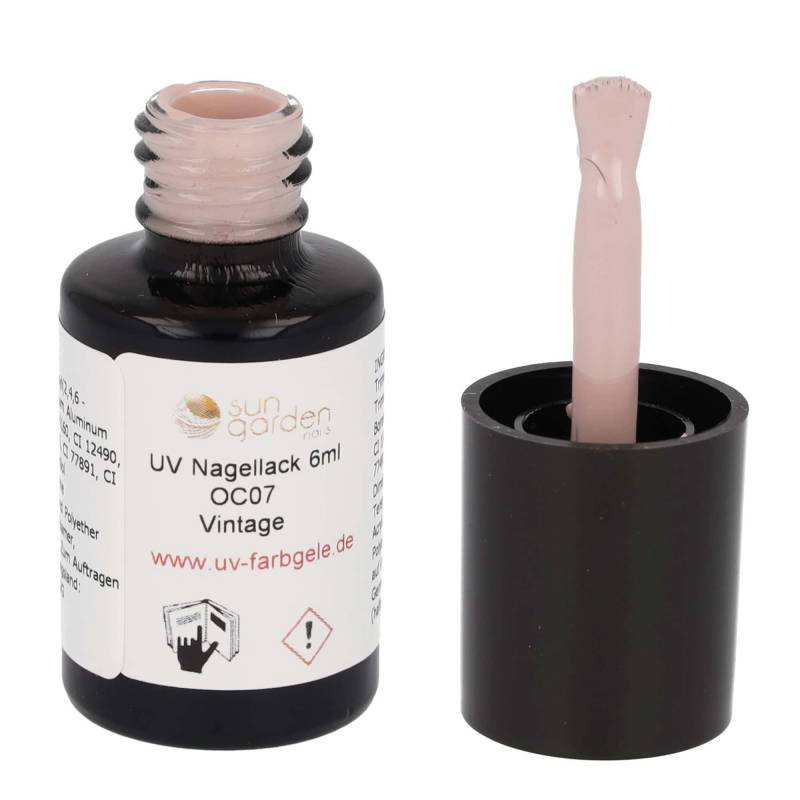 Sun Garden Nails UV Nagellack 6ml - One Coat Line - nude Töne Auslauf