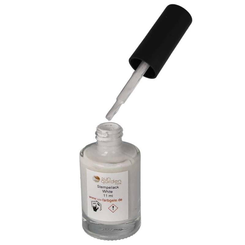 Sun Garden Nails 11ml Stempellack - Weiß Angebote