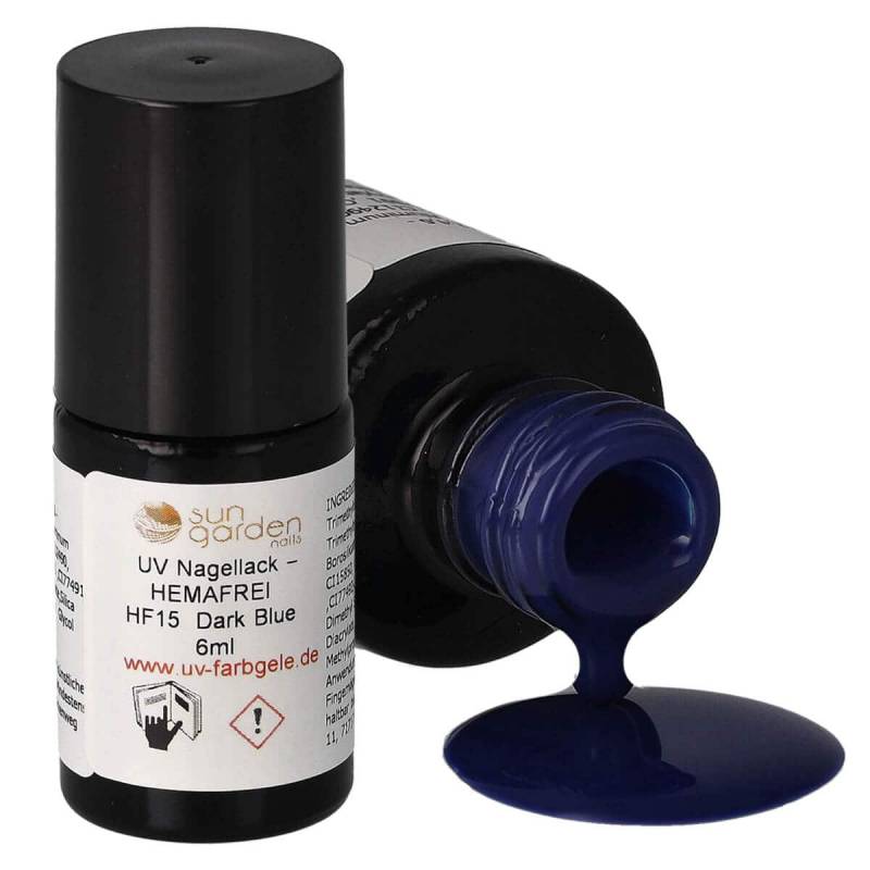 Sun Garden Nails UV Nagellack 6ml - HEMA-FREI - Blau Töne Auslauf