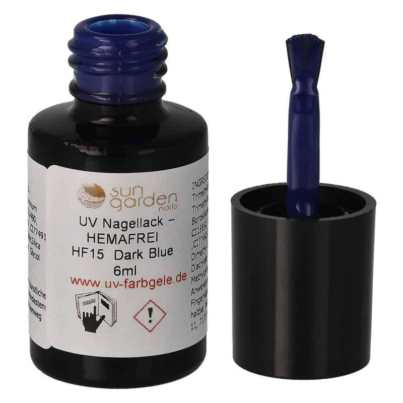 Sun Garden Nails UV Nagellack 6ml - HEMA-FREI - Blau Töne Auslauf