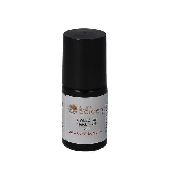 Sun Garden Nails 6ml UV Gel Quick Finish Pinselflasche - Klar Schlussverkauf