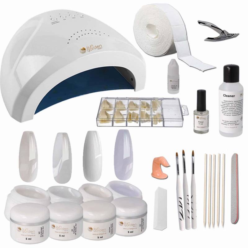 Sun Garden Nails UV Gel Starterset - 20 TEILE - Nageldesign Set