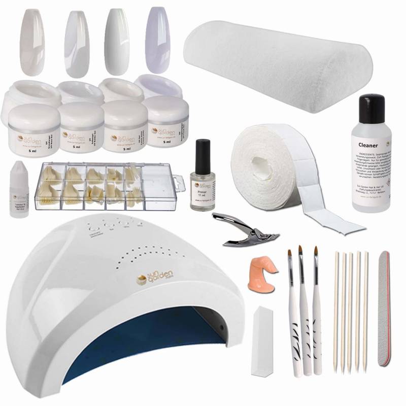 Sun Garden Nails UV Gel Starterset - HANDAUFLAGE - DIY Nagelstudio Set