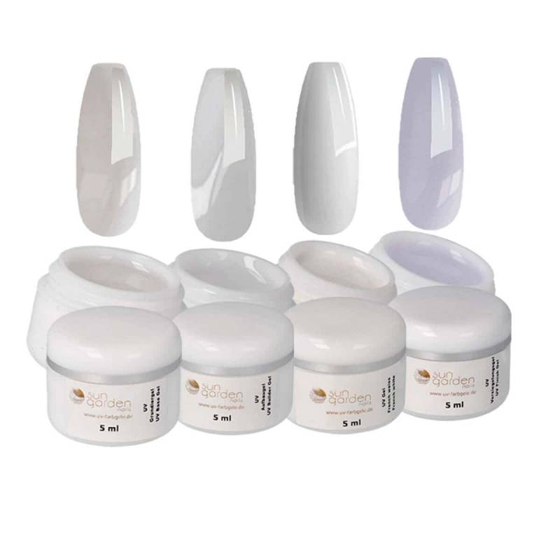 Sun Garden Nails UV Gel Starterset - HANDAUFLAGE - DIY Nagelstudio Set Schlussverkauf