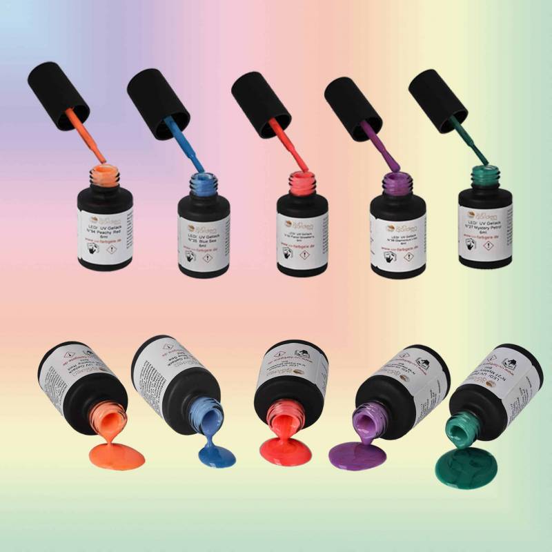 Sun Garden Nails UV Nagellack Gel Set ATHEN + UV GERÄT Auslauf