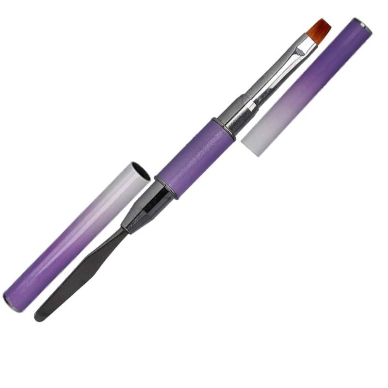 Sun Garden Nails Steckpinsel Spatel & Gelpinsel aus Kunsthaar - Square 2in1 Outlet