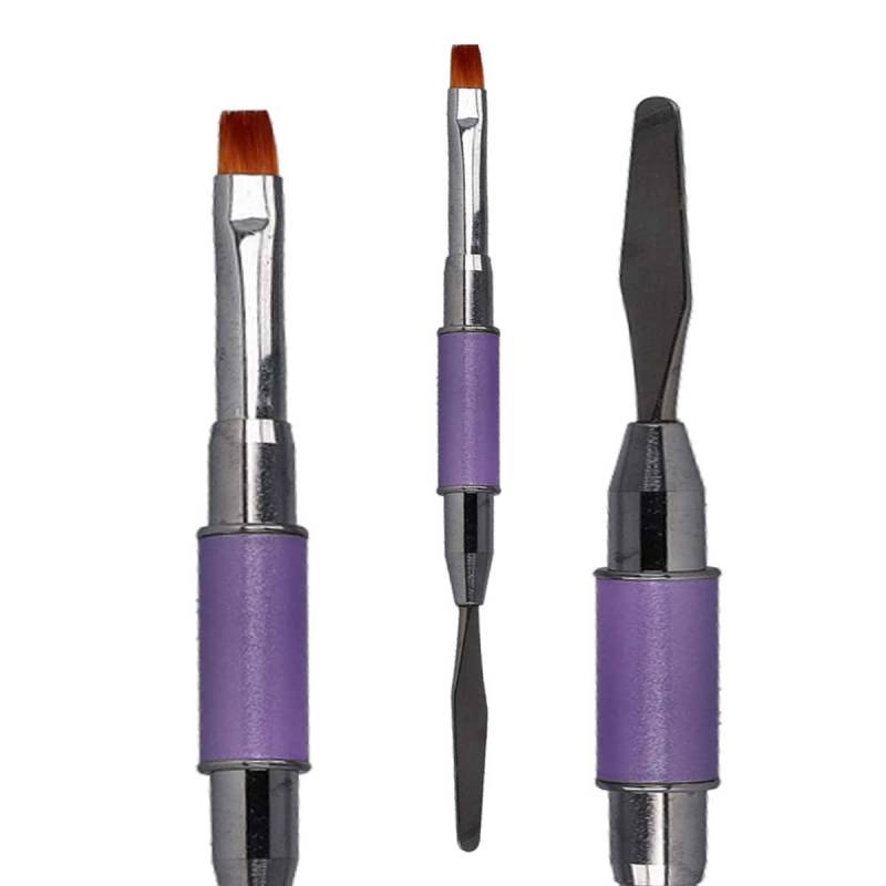 Sun Garden Nails Steckpinsel Spatel & Gelpinsel aus Kunsthaar - Square 2in1 Outlet