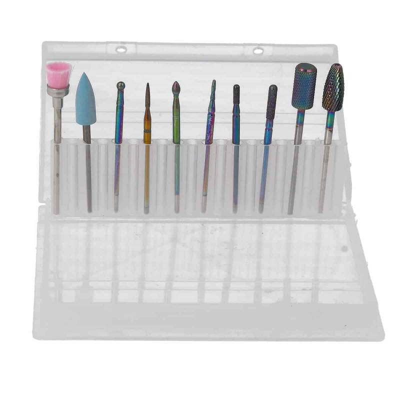 Sun Garden Nails 10tlg. Bit Set Nagel Fräser Aufsätze - Set 3 Blitzverkäufe