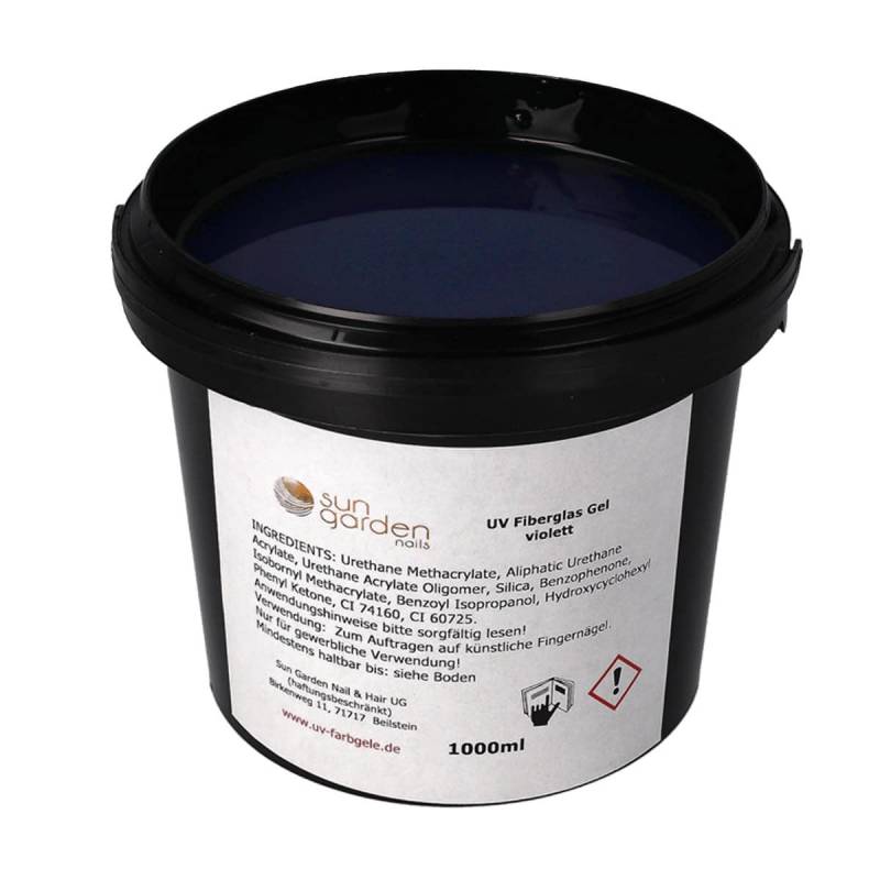 Sun Garden Nails UV Fiberglas Gel Violett-Klar Verkauf