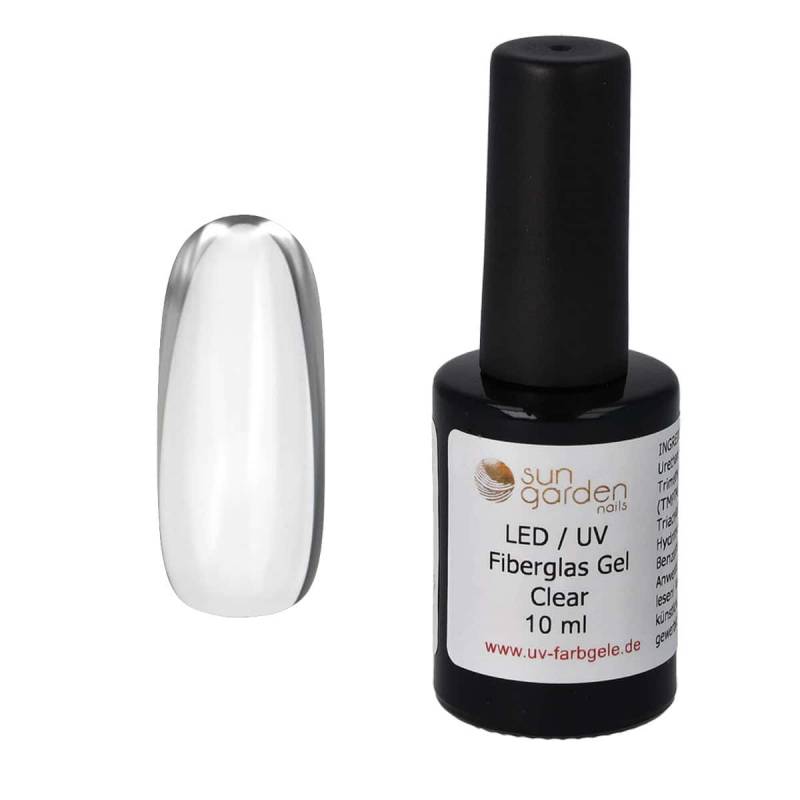 Sun Garden Nails UV Fiberglas Gel Aufbaugel Klar Outlet