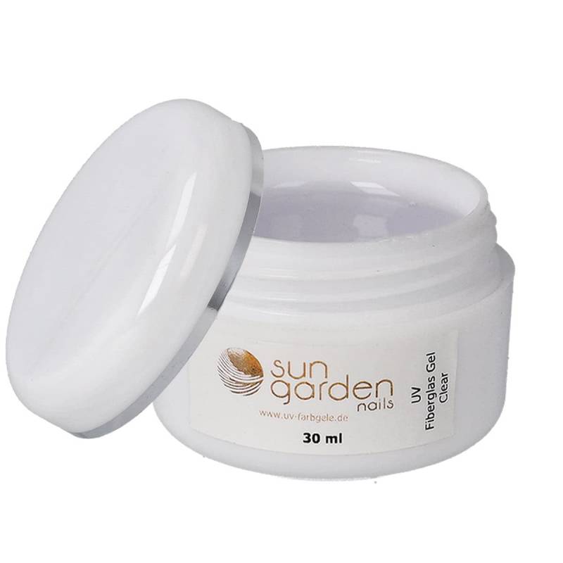 Sun Garden Nails UV Fiberglas Gel Aufbaugel Klar Outlet
