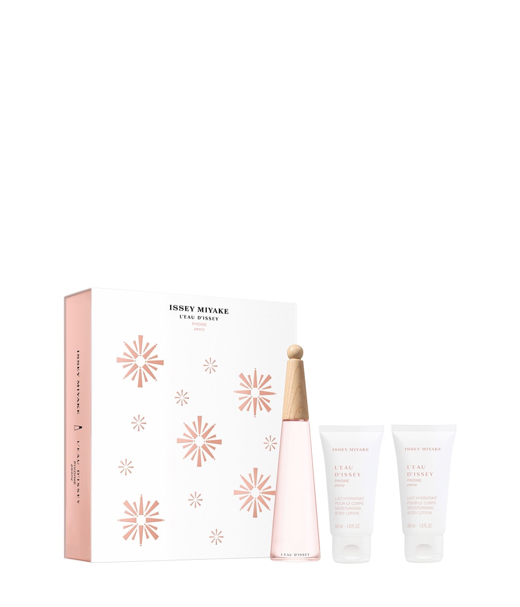 Issey Miyake L'Eau d'Issey Pivoine EdT Intense 50 ml + 2 x Body Lotion 50 ml Kostenloser Versand